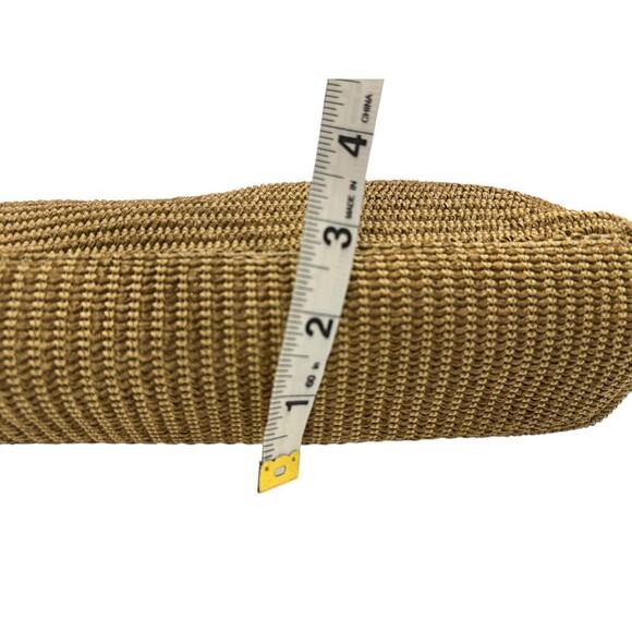 Carmen Raffia Basket Bag Tight weave Leather Straps - Picture 5 of 12